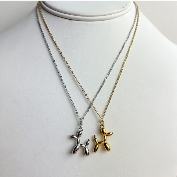 Dog Pendant Necklace Balloon Dog Necklace for Dog Lovers - Picture 6 of 8